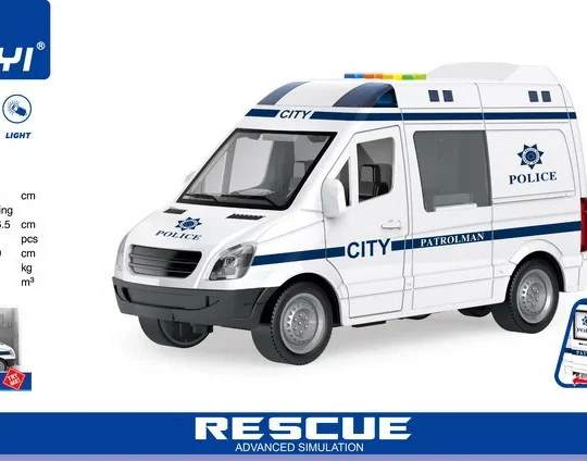 Policijski Automobil 1:16 Sa Zvukom I Svjetlom 3+ 1