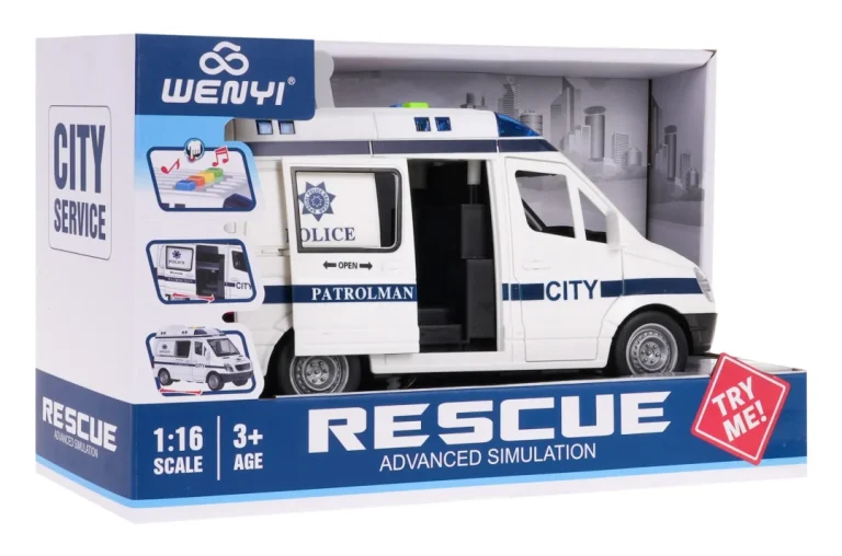 Policijski Automobil 1:16 Sa Zvukom I Svjetlom 3+ 8