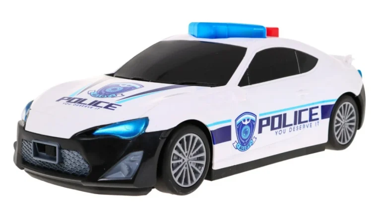 Policijski Automobil 2 U 1 Za Djecu 3+ Spremište I 3 Autića 2