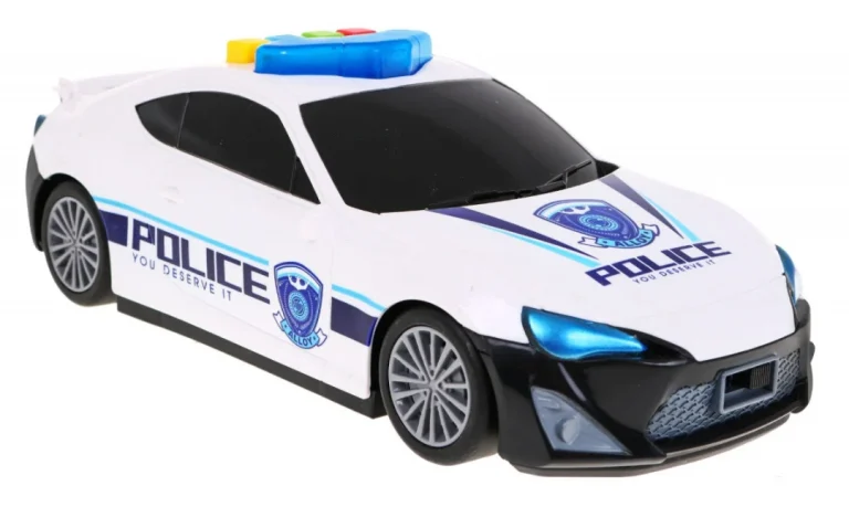 Policijski Automobil 2 U 1 Za Djecu 3+ Spremište I 3 Autića 3
