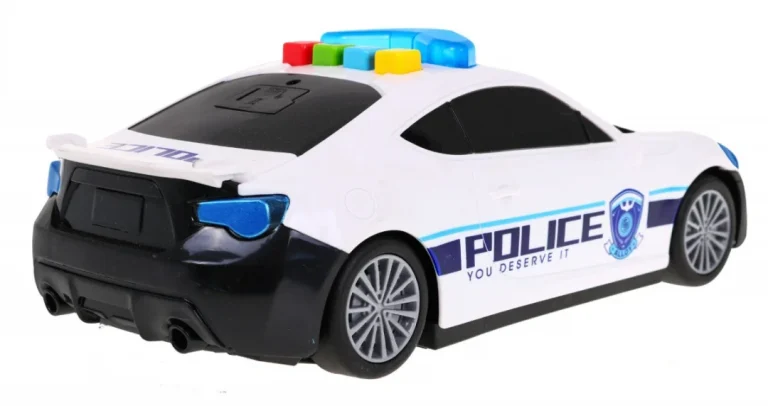 Policijski Automobil 2 U 1 Za Djecu 3+ Spremište I 3 Autića 4