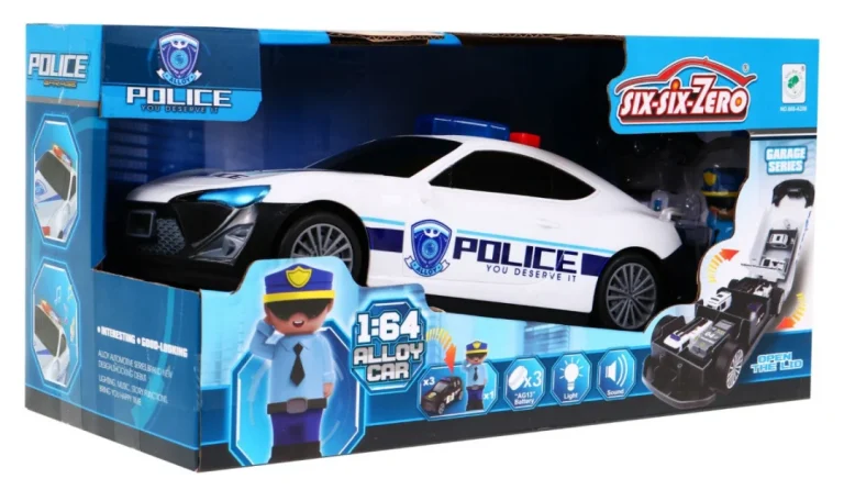 Policijski Automobil 2 U 1 Za Djecu 3+ Spremište I 3 Autića 9