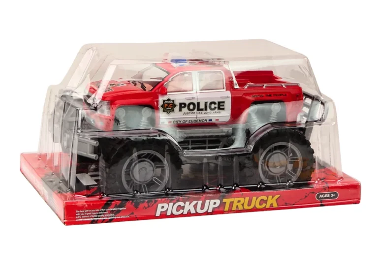 Policijski Automobil Pick Up Crveni Terenski Policijski Automobil 3