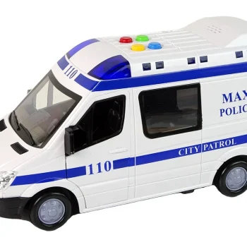 Policijski Automobil Vožnja Policijskim Automobilom Zvukovi Trenja Svjetlo 2