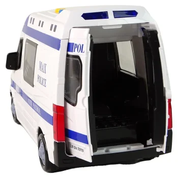 Policijski Automobil Vožnja Policijskim Automobilom Zvukovi Trenja Svjetlo 3