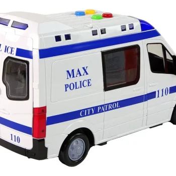 Policijski Automobil Vožnja Policijskim Automobilom Zvukovi Trenja Svjetlo 4