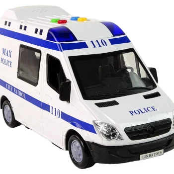 Policijski Automobil Vožnja Policijskim Automobilom Zvukovi Trenja Svjetlo 5