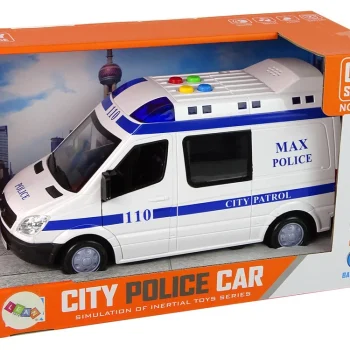 Policijski Automobil Vožnja Policijskim Automobilom Zvukovi Trenja Svjetlo 6