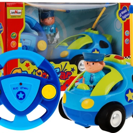 Policijski Automobil Na Daljinsko 3+ Volan I Figura 1
