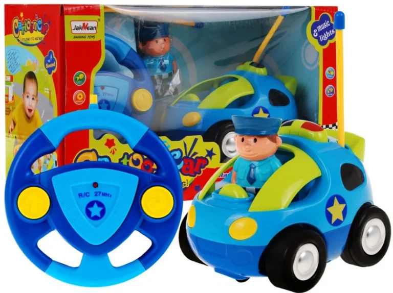 Policijski Automobil Na Daljinsko 3+ Volan I Figura 1