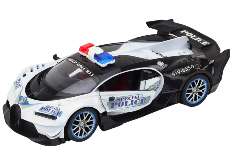 Policijski Automobil Na Daljinsko Upravljanje 1:12 Bijeli 2