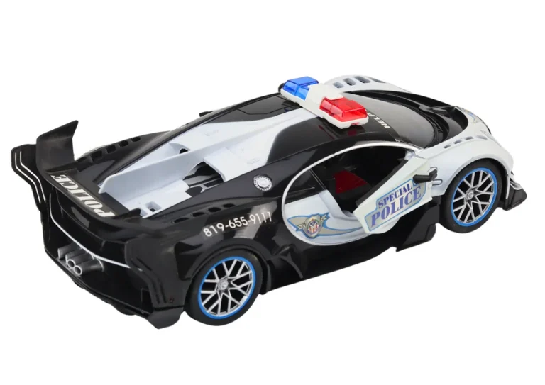 Policijski Automobil Na Daljinsko Upravljanje 1:12 Bijeli 3