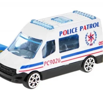 Policijski Brod 2 U 1 Za Djecu 3+ S 3 Vozila I Toboganima 8