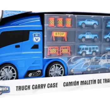 Policijski Kamion 2 U 1 Za Djecu 3+ Spremište I Tobogan Za Autiće 9