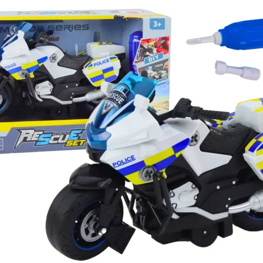 Policijski Motocikl Diy Sa Svjetlima I Zvukovima 1