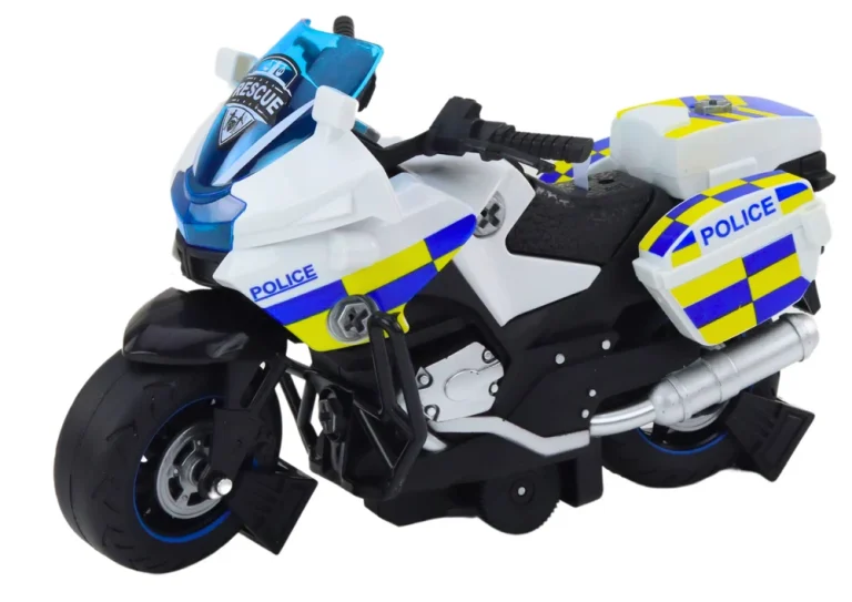 Policijski Motocikl Diy Sa Svjetlima I Zvukovima 2
