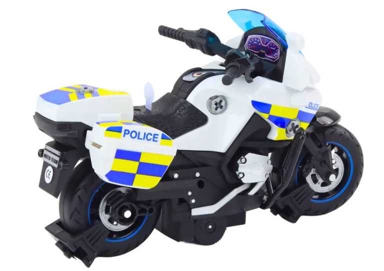 Policijski Motocikl Diy Sa Svjetlima I Zvukovima 3