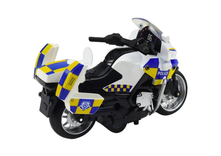 Policijski Motocikl S Pogonom Na Trenje, Svjetlima Na Baterije I Zvukom 3
