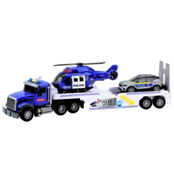 Policijski Set, Kamion S Helikopterom I Automobilom, Svjetla I Zvukovi 2