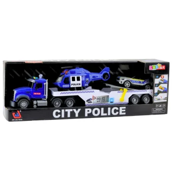 Policijski Set, Kamion S Helikopterom I Automobilom, Svjetla I Zvukovi 5