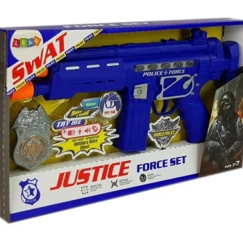 Policijski Set Pištolj I Značka, Tamnoplavi 37 Cm 5