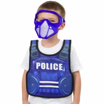 Policijski Set Prsluk, Maska Za Pušku, Pribor Za Voki Toki 3