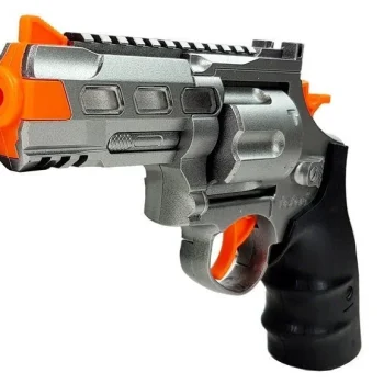 Policijski Set Revolver 20 Cm, Futrola, Značka I Zviždaljka 2