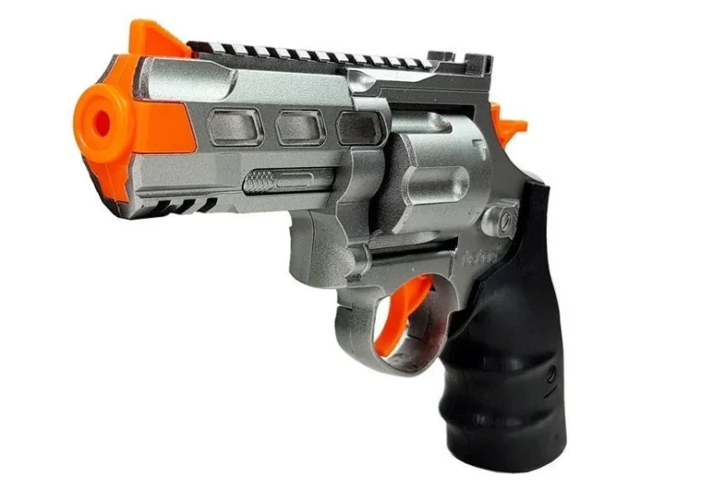 Policijski Set Revolver 20 Cm, Futrola, Značka I Zviždaljka 2