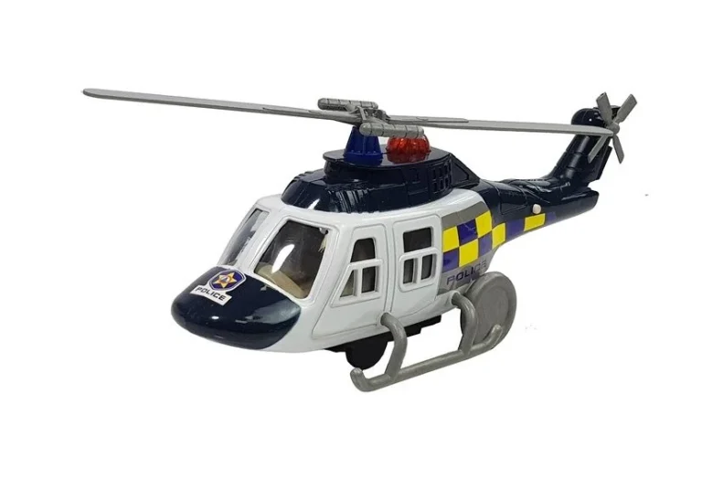 Policijski Set S Helikopterom, Autom I Motorom 2
