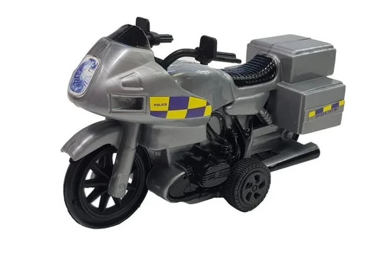 Policijski Set S Helikopterom, Autom I Motorom 4