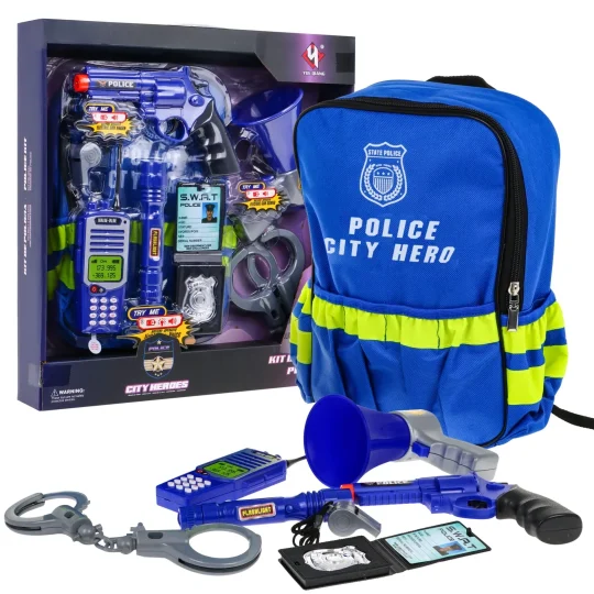 Policijski Set U Ruksaku 3+ Interaktivni 1