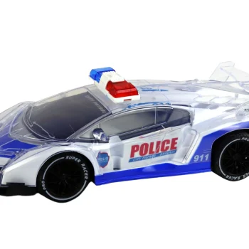 Policijski Sportski Automobil S Daljinskim Upravljanjem Na Daljinsko Upravljanje U Mjerilu 1:16 Sa Svjetlima 2