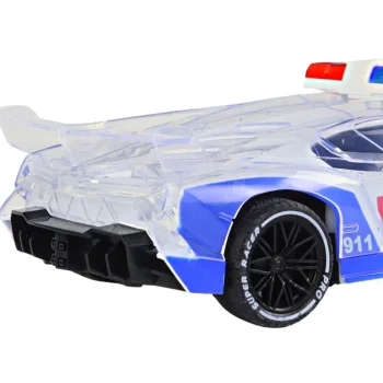 Policijski Sportski Automobil S Daljinskim Upravljanjem Na Daljinsko Upravljanje U Mjerilu 1:16 Sa Svjetlima 4