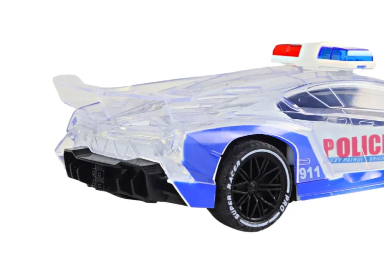 Policijski Sportski Automobil S Daljinskim Upravljanjem Na Daljinsko Upravljanje U Mjerilu 1:16 Sa Svjetlima 4
