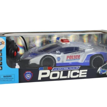 Policijski Sportski Automobil S Daljinskim Upravljanjem Na Daljinsko Upravljanje U Mjerilu 1:16 Sa Svjetlima 6