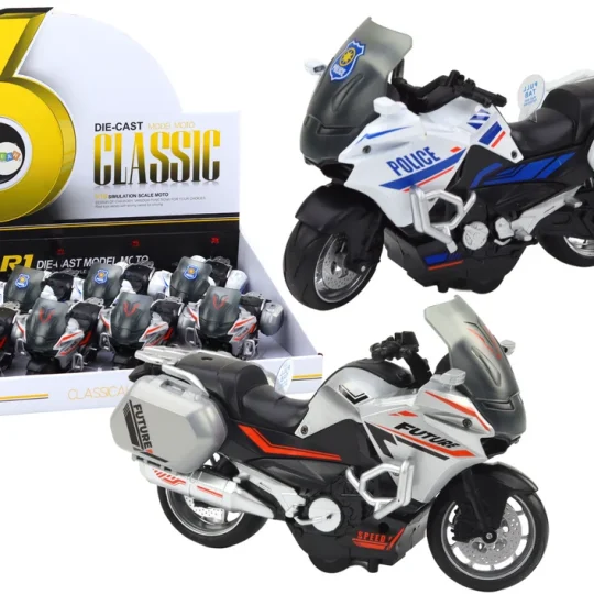 Policijski Sportski Motocikl S Pogonom Na Trenje, Mjerilo 1:10 1