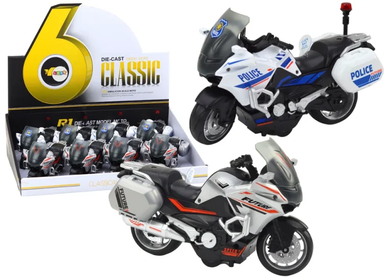 Policijski Sportski Motocikl S Pogonom Na Trenje, Mjerilo 1:10 1