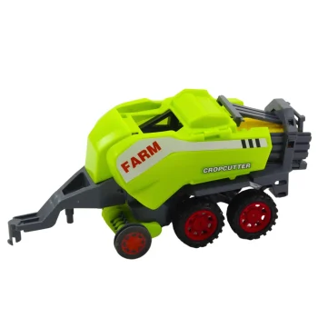 Poljoprivredni Set Traktor S Balirkom Sijena, Zeleni, 37 × 11 × 9 Cm 4