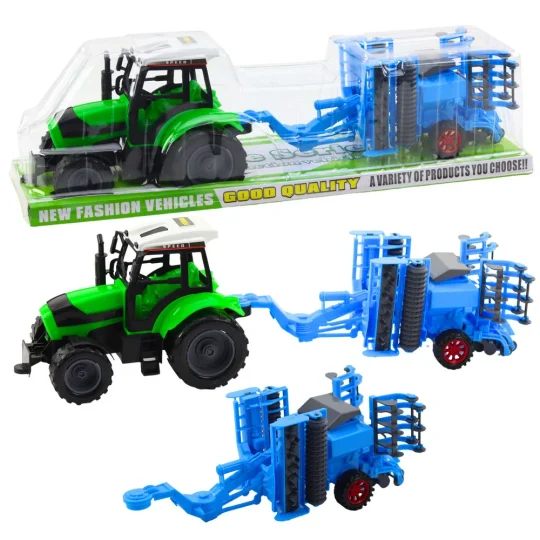 Poljoprivredni Set Traktor S Pokretnom Tanjuračom, 52 × 15,5 × 12 Cm 1