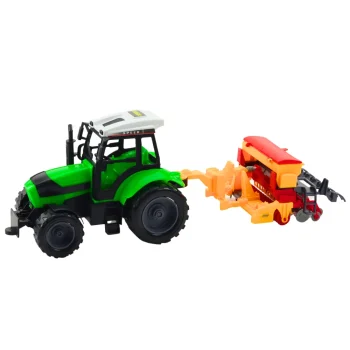 Poljoprivredni Set Traktor Sa Sijačicom, Zeleni, 49 × 15 × 12 Cm 2