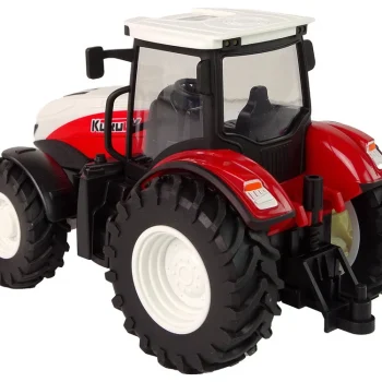 Poljoprivredni Traktor 1:24 Daljinski Upravljani R/c Pilot Farma Bijela Crvena 3