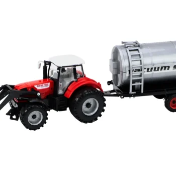 Poljoprivredni Traktor Bager S Pogonom Cisterne Crveni 2