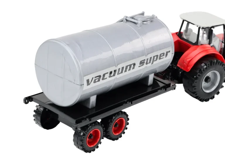 Poljoprivredni Traktor Bager S Pogonom Cisterne Crveni 3