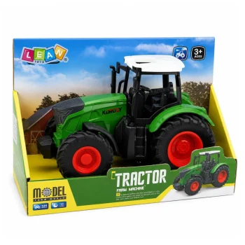 Poljoprivredni Traktor, Bijelo Zeleni, Gumeni Kotači, 1:24 5
