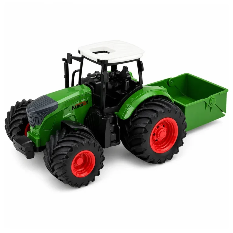 Poljoprivredni Traktor S Rasipivačem Gnojiva, Zeleni, 1:24 2