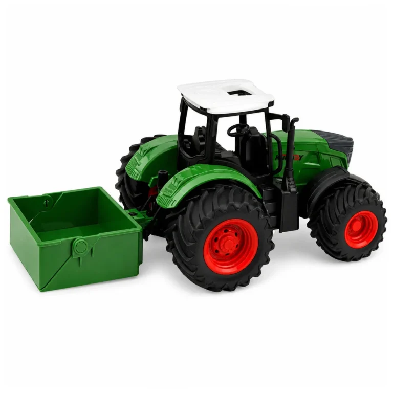 Poljoprivredni Traktor S Rasipivačem Gnojiva, Zeleni, 1:24 3