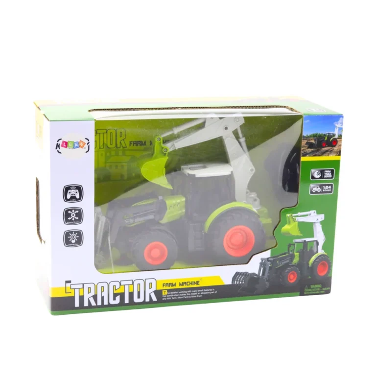 Poljoprivredni Traktor S Rotirajućom žlicom I Bagerom 2 U 1 S Daljinskim Upravljanjem 2.4g 4