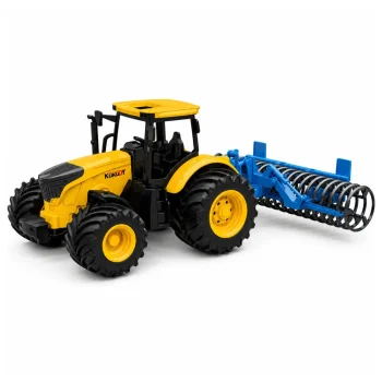 Poljoprivredni Traktor S Valjkom, žuti, Svjetla I Zvuk, 1:24 2