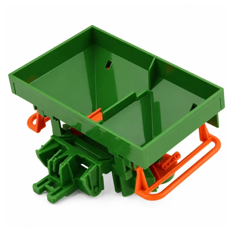 Poljoprivredni Traktor Sa Sijačicom, Zeleni, 1:24 5