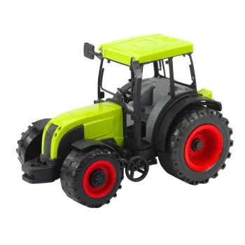Poljoprivredni Traktor Sa Zeleno žutom Prikolicom, Zeleni 50 Cm 3